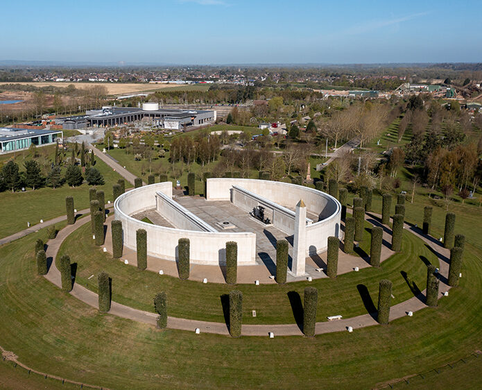 National Memorial Arboretum captured by drone
